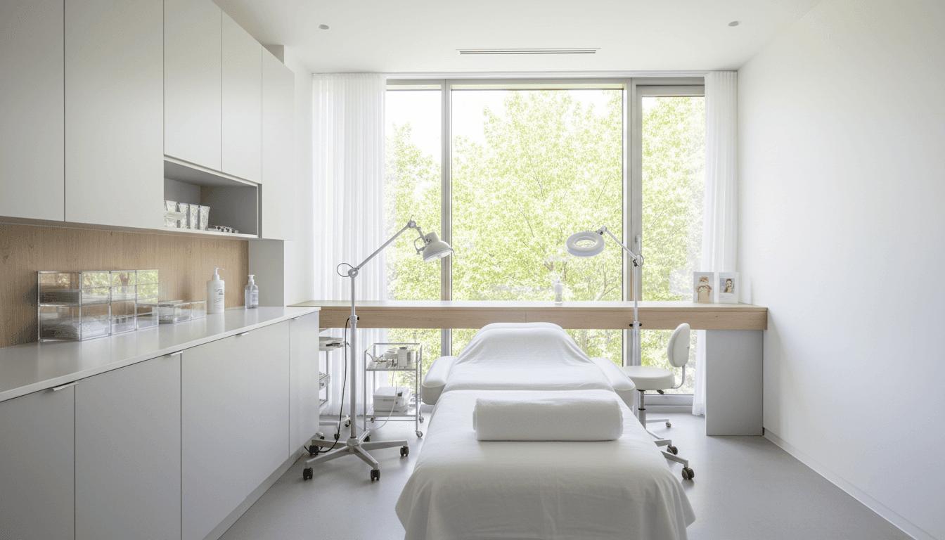 Clean and sterile medical examination room