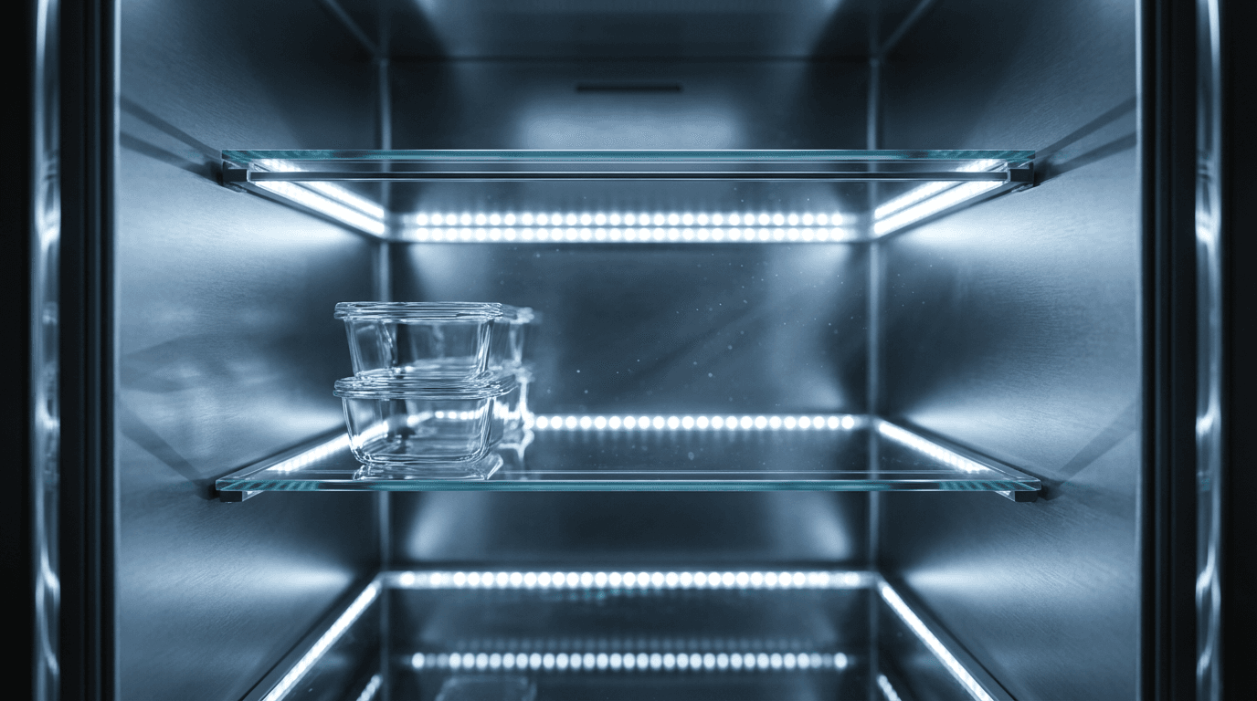 Clean space behind a refrigerator
