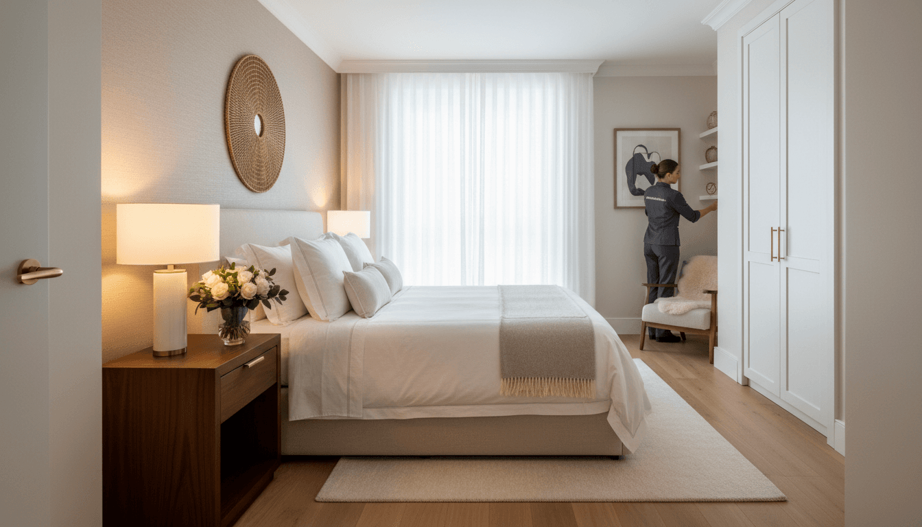 Clean and ready vacation rental apartment with fresh linens
